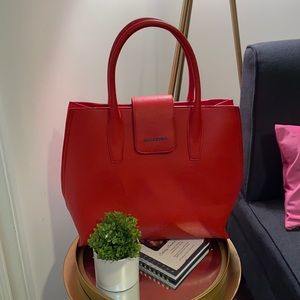 Vintage Sassy Jones Luxe “Reia” Tote (Red)